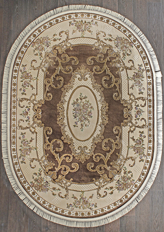 Ковер D703 - BROWN - Овал