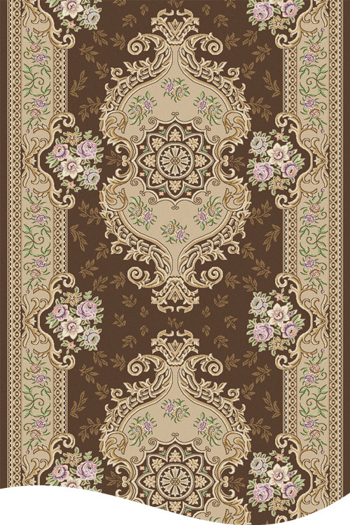 Ковер D704 - BROWN - Дорожка