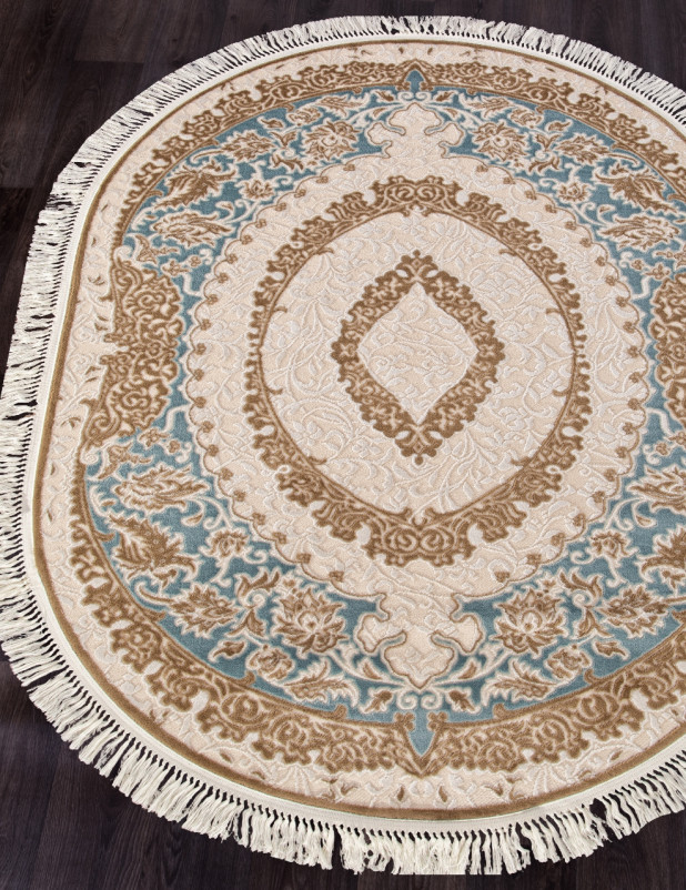 Ковер D735 - BLUE - Овал
