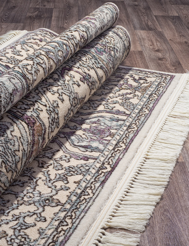 Ковер D782 - CREAM-BLUE - Прямоугольник