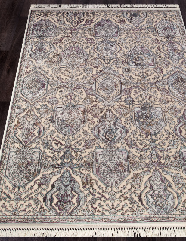 Ковер D782 - CREAM-BLUE - Прямоугольник