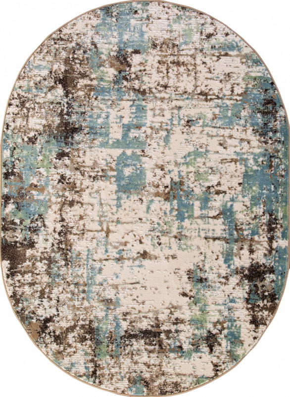 Ковер D731 - BLUE - Овал