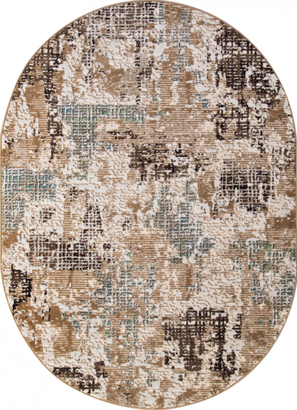 Ковер D737 - BEIGE - Овал