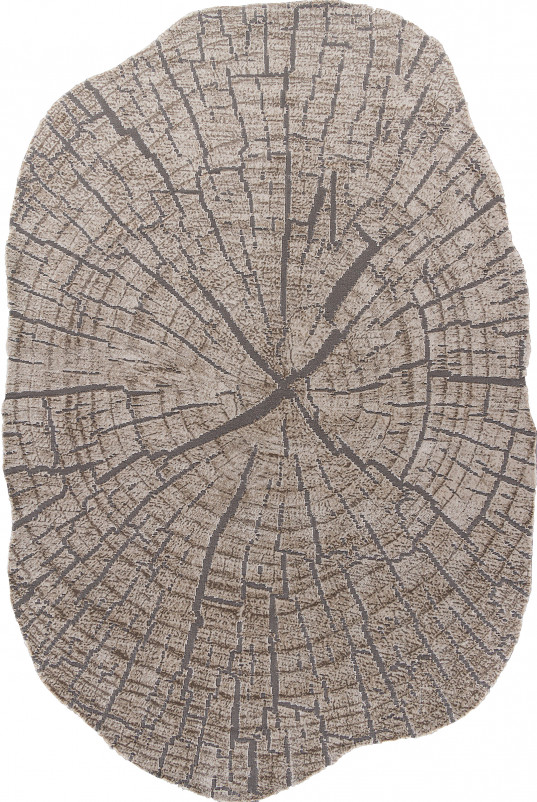Ковер 00839C - GREY / BROWN - Прямоугольник