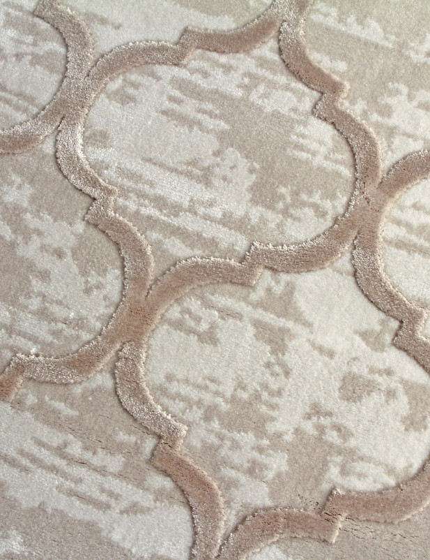 Ковер 08422A - BEIGE / BEIGE - Круг
