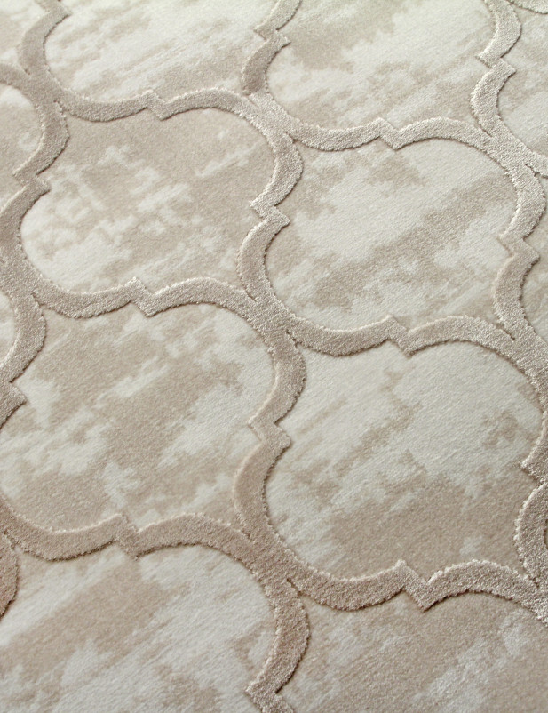 Ковер 08422A - BEIGE / BEIGE - Прямоугольник
