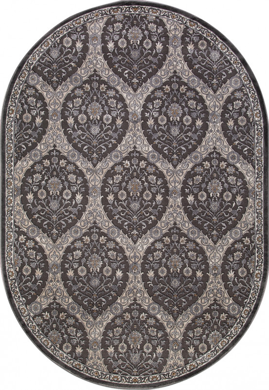Ковер D740 - DARK GRAY - Овал