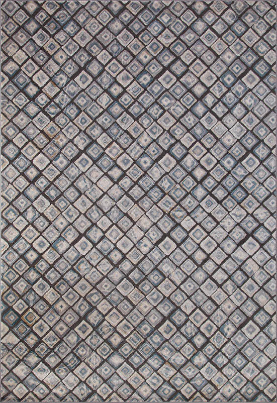 Ковер D773 - CREAM-BLUE - Прямоугольник