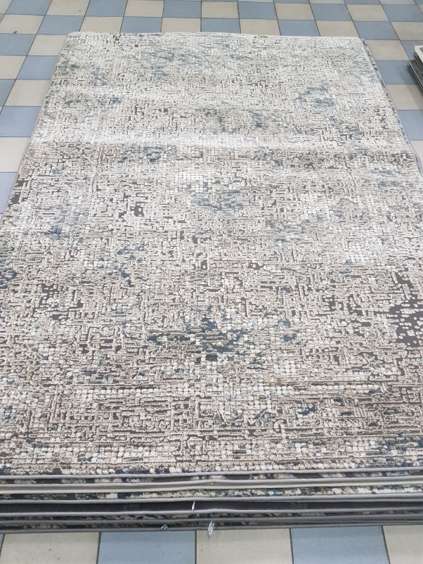 Ковер D774 - CREAM-BLUE - Прямоугольник