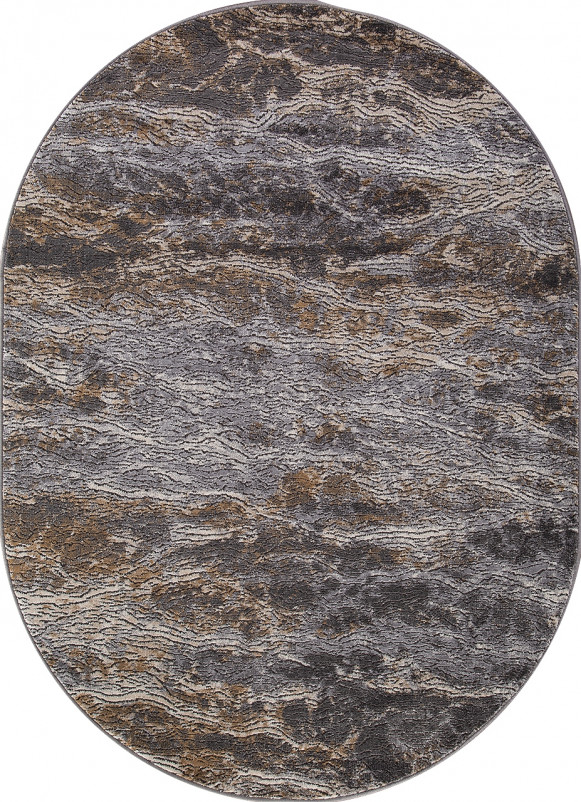 Ковер D777 - BEIGE-GRAY - Овал