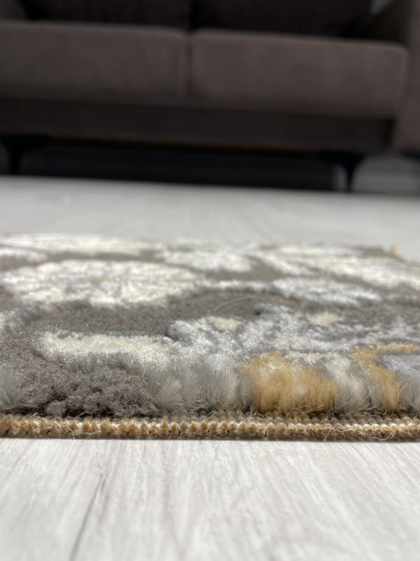 Ковер D777 - BEIGE-GRAY - Прямоугольник