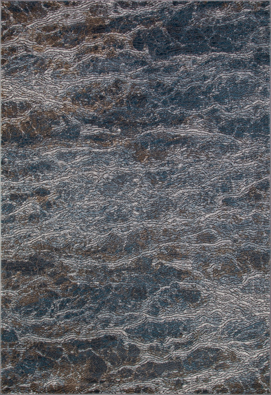 Ковер D777 - CREAM-BLUE - Прямоугольник