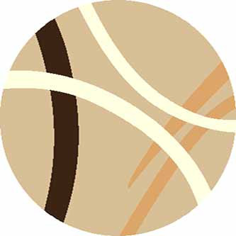 Ковер s606 - BEIGE - Круг