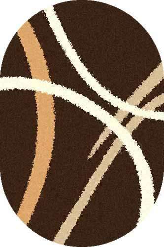 Ковер s606 - BROWN - Овал