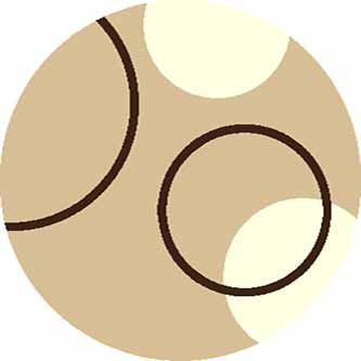 Ковер s610 - BEIGE - Круг