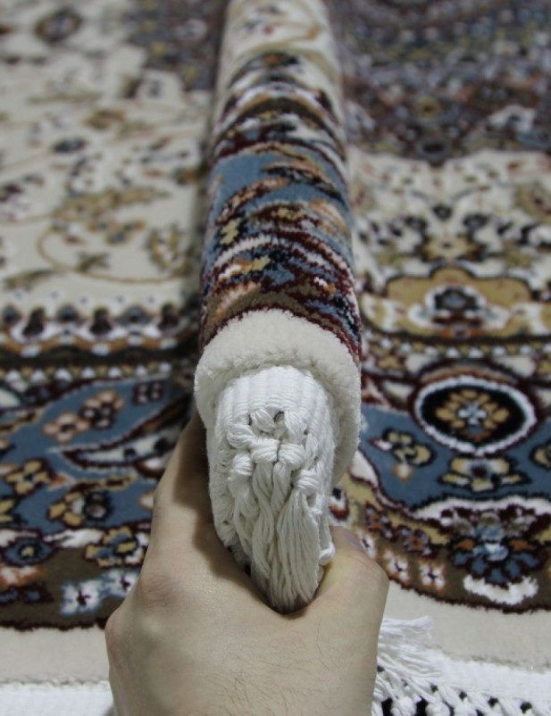 Ковер d205 - CREAM-BLUE - Овал