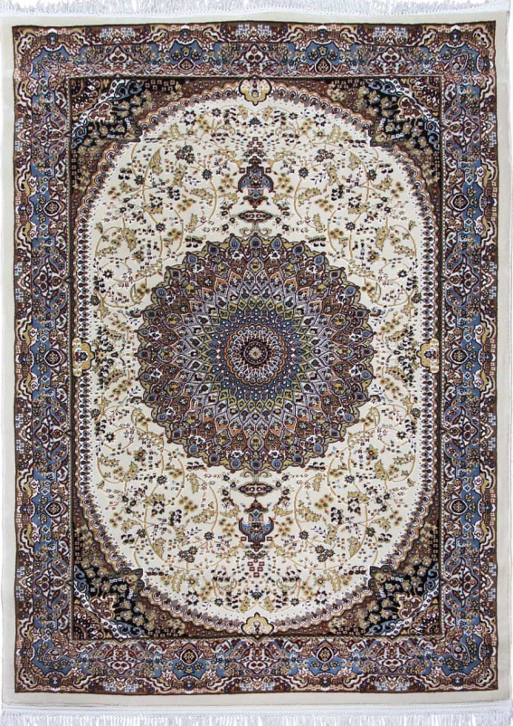Ковер d205 - CREAM-BLUE - Прямоугольник