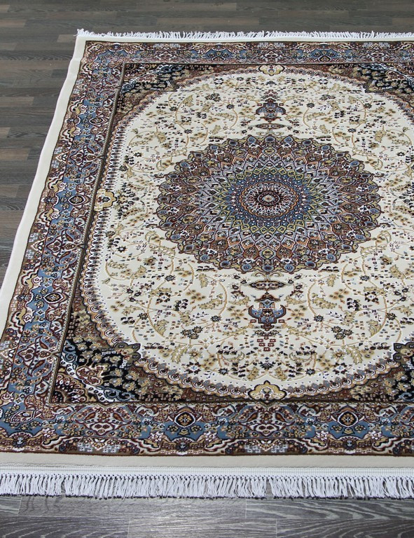 Ковер d205 - CREAM-BLUE - Прямоугольник