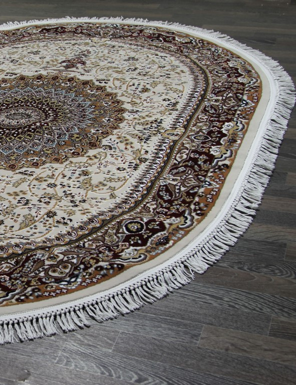 Ковер d205 - CREAM-RED - Овал