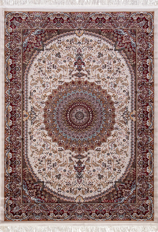 Ковер d205 - CREAM-RED - Прямоугольник