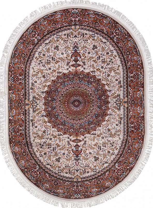 Ковер d205 - CREAM-TERRA - Овал