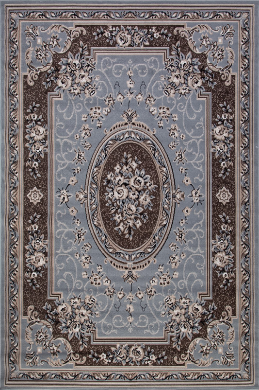 Ковер 5444 - BLUE-BROWN - Прямоугольник