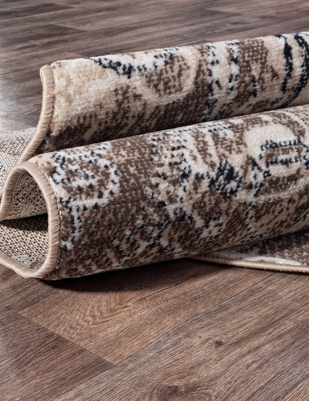 Ковер D354 - BEIGE-BROWN - Овал