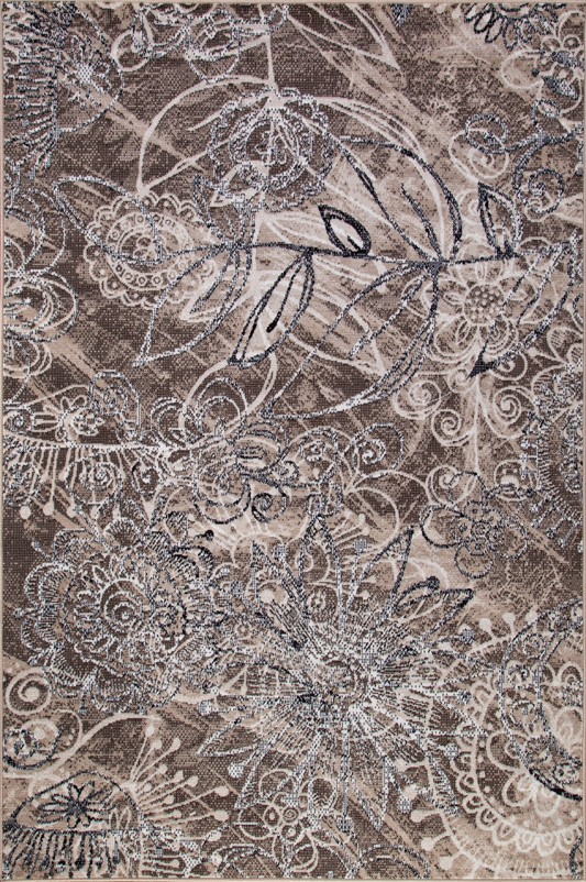 Ковер D354 - BEIGE-BROWN - Прямоугольник