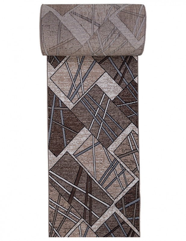 Ковер D487 - BEIGE-BROWN 2 - Дорожка