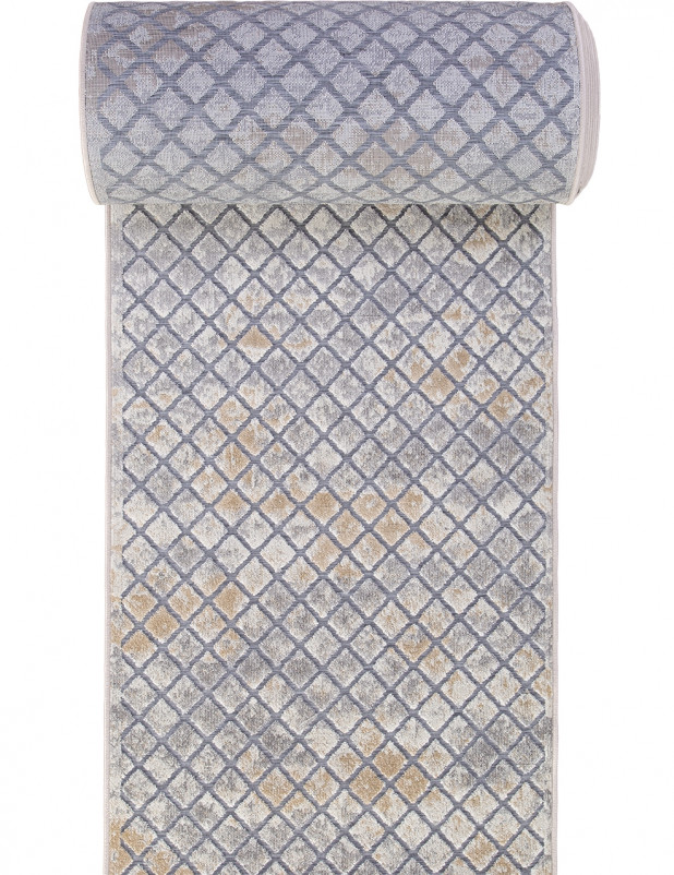 Ковер 0406 - GRAY-BEIGE - Дорожка