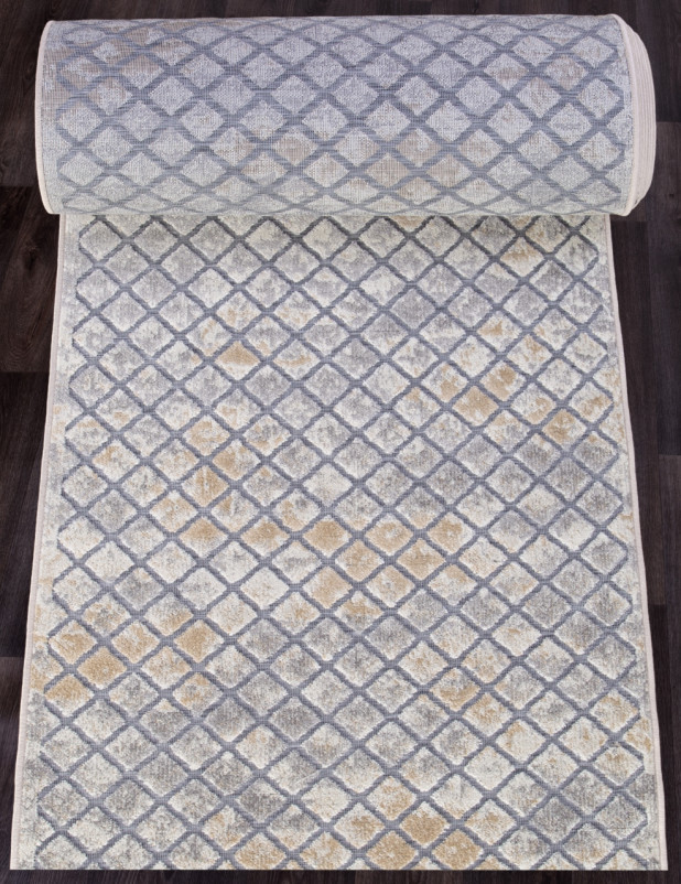 Ковер 0406 - GRAY-BEIGE - Дорожка