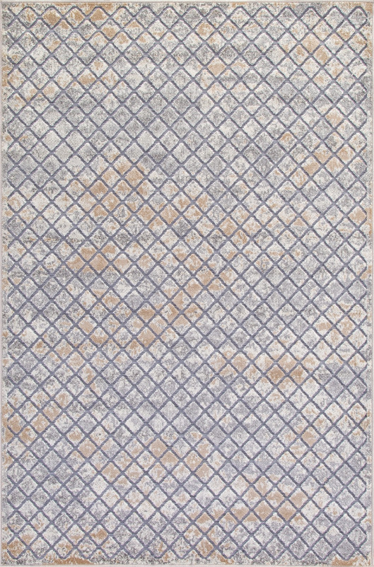 Ковер 0406 - GRAY-BEIGE - Прямоугольник