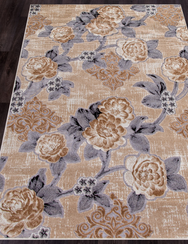 Ковер 3954 - BROWN-BEIGE - Прямоугольник