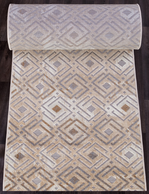 Ковер 6266 - BROWN-BEIGE - Дорожка
