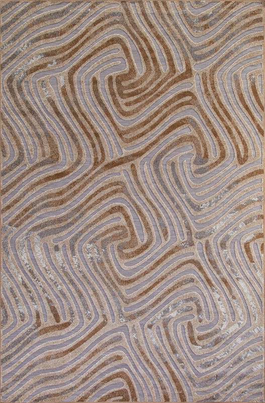 Ковер 6267 - BROWN-BEIGE - Прямоугольник
