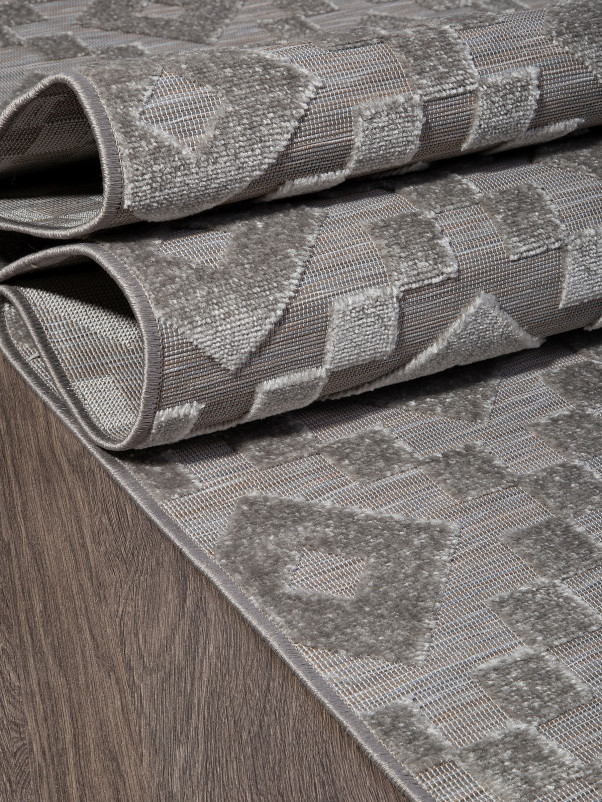 Ковер D929 - BROWN-GRAY - Прямоугольник