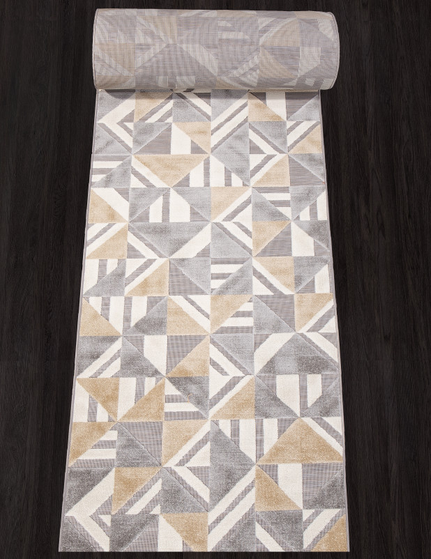 Ковер D931 - BROWN-BEIGE - Дорожка