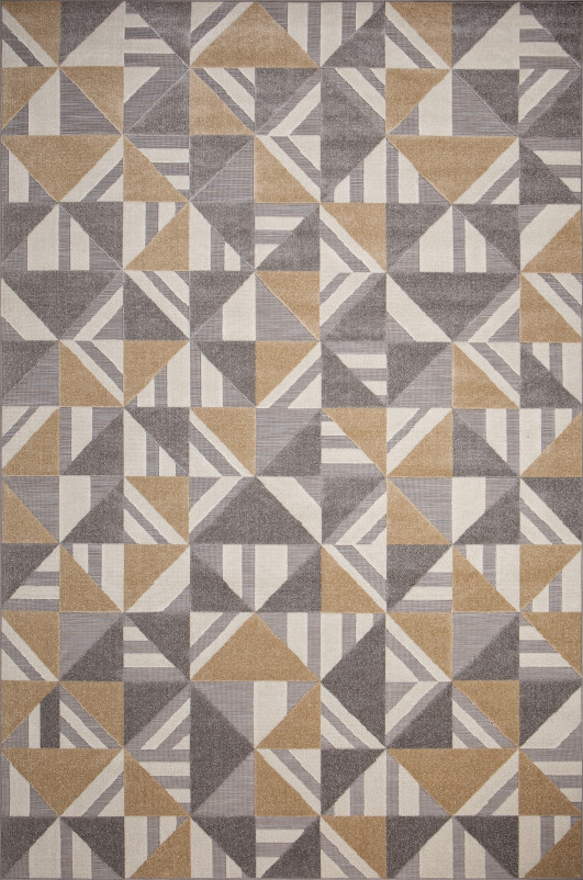 Ковер D931 - BROWN-BEIGE - Прямоугольник