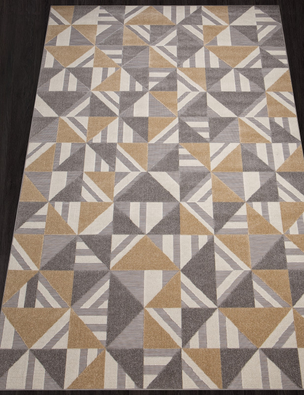 Ковер D931 - BROWN-BEIGE - Прямоугольник