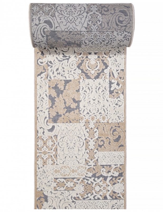 Ковер D932 - BROWN-BEIGE - Дорожка