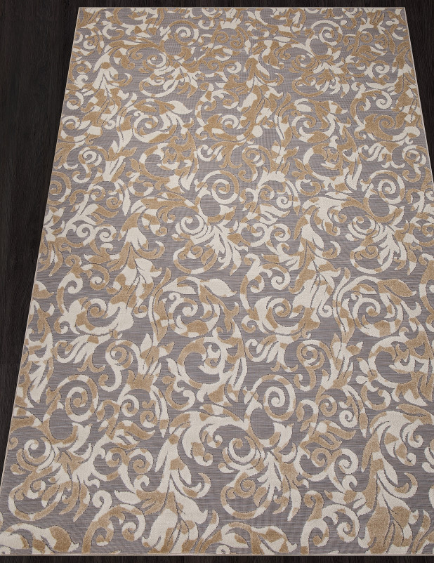 Ковер D935 - BROWN-BEIGE - Прямоугольник