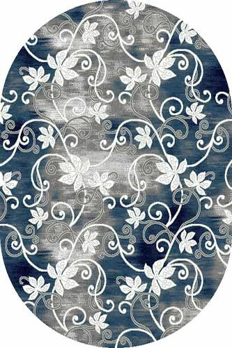 Ковер d218 - GRAY-BLUE - Овал