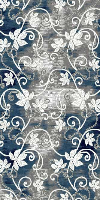Ковер d218 - GRAY-BLUE - Дорожка
