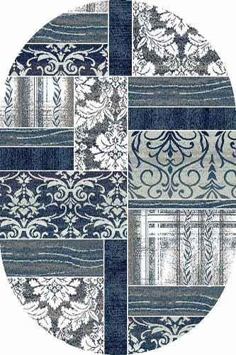 Ковер d220 - GRAY-BLUE - Овал