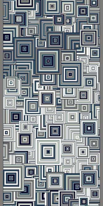 Ковер d239 - GRAY-BLUE - Дорожка