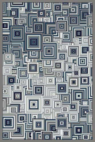Ковер d239 - GRAY-BLUE - Прямоугольник