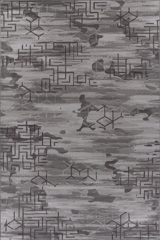 Ковер F495 - GRAY 2 - Прямоугольник