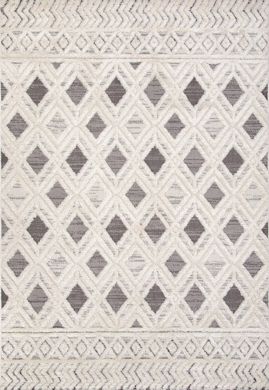 Ковер 23595B - CREAM / D.GREY - Прямоугольник