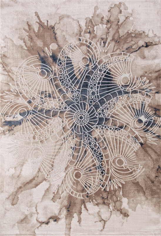Ковер P0395 - M.IVORY / D.BLUE - Прямоугольник