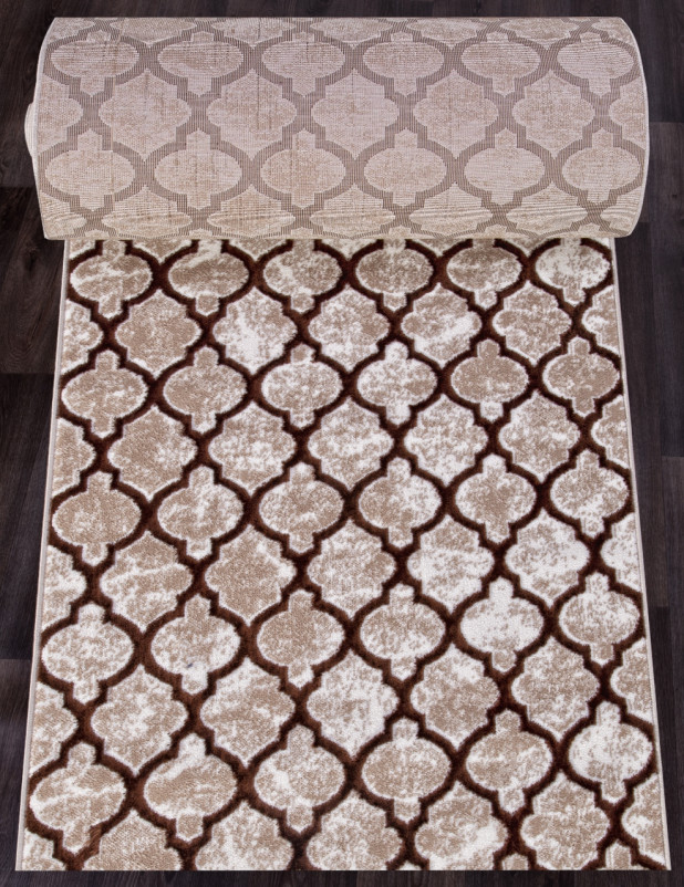 Ковер D5180 - 081 BROWN - Дорожка